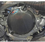 Pro-carbon Racing Kawasaki Motorkerékpár Motorháztető Fedél - Kuplung oldal - KX250F 2013-20 (KA-CC-01)