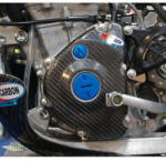 Pro-carbon Racing Kawasaki Motor Blokktakaró - Gyújtás Oldal - KX250F 2017-2020 (KA-CC-07)