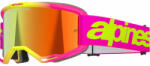 Alpinestars GOGGLES Vision 5 Wordmark Goggle PINK/YLW MIRROR-RED 5102425-3085 (5102425-3085) - mxguards