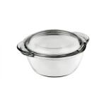 Marinex Vas rotund cu capac, 1 litru (700 ml+300 ml), Marinex (N1-MX-6455)