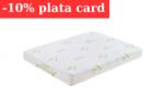  Saltea ortopedica Wolke Memory Bamboo 160x200x20 cm, husa detasabila cu fermoar, 1 cm spuma memory gel, 19 cm spuma poliuretanica de baza, fermitate medie (C2089) Saltea