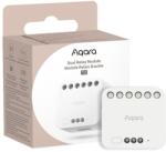 Aqara T2 mini 2 áramkörös relémodul, fogyasztásméréssel, motoros redőnyvezérléshez (Zigbee) (6970504218635)