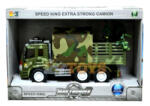 TipTopTOYS Jucărie camion militar cu prelată WAR THUNDER Speed King II camuflaj