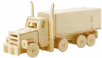 Robotime Puzzle lemn 3D Camion american cu semiremorcă JP245 (JP245) Puzzle