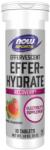 NOW Foods Effer-Hydrate / Effervescent Recovery [10 разтворими таблетки] Ягода и Портокал