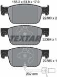 TEXTAR Set placute frana TEXTAR 2238301 (2238301) - fixbox