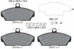 TEXTAR Set placute frana, frana disc TEXTAR 2151503 - fixbox