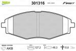 VALEO Set placute frana VALEO 301316 (301316)