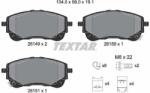 TEXTAR Set placute frana TEXTAR 2614901 (2614901)