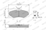 FERODO Set placute frana FERODO FVR517 (FVR517)