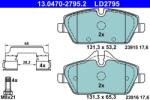 ATE Set placute frana ATE 13.0470-2795.2 (13.0470-2795.2)