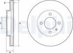 DELPHI Disc frana DELPHI BG2455 - fixbox