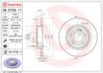 BREMBO Disc frana BREMBO 08. D758.11 (08.D758.11)