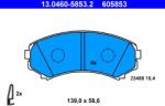 ATE Set placute frana ATE 13.0460-5853.2 (13.0460-5853.2)