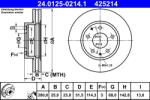 ATE Disc frana fata Mazda 3, Cx-3 ATE 24.0125-0214.1 (24.0125-0214.1)