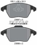 TEXTAR Set placute frana TEXTAR 2358704 (2358704) - fixbox
