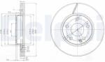 DELPHI Disc frana DELPHI BG3845C (BG3845C) - fixbox
