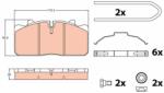 TRW Set placute frana TRW GDB5069 (GDB5069)
