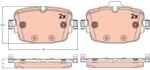 TRW Set placute frana TRW GDB2215 (GDB2215)