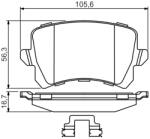Bosch Set placute frana BOSCH 0 986 494 626 (0 986 494 626)
