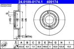 ATE Disc frana ATE 24.0109-0174.1 (24.0109-0174.1) - fixbox