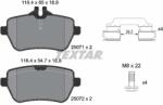 TEXTAR Set placute frana TEXTAR 2507101 (2507101) - fixbox