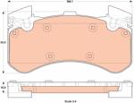 TRW Set placute frana TRW GDB1911 (GDB1911)