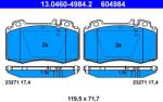 ATE Set placute frana ATE 13.0460-4984.2 (13.0460-4984.2) - fixbox