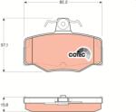 TRW Set placute frana TRW GDB3092 (GDB3092)