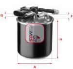 SOFIMA Filtru combustibil SOFIMA S 4151 NR (S 4151 NR) - fixbox