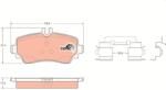 TRW Set placute frana TRW GDB1293 (GDB1293)