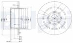 DELPHI Disc frana DELPHI BG3141 (BG3141) - fixbox