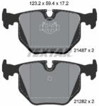 TEXTAR Set placute frana axa spate TEXTAR 2148703 (2148703)