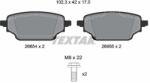 TEXTAR Set placute frana TEXTAR 2665401 (2665401)