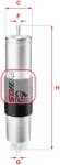 SOFIMA Filtru combustibil SOFIMA S 1839 B (S 1839 B) - fixbox
