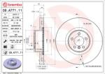 BREMBO Disc frana BREMBO 09. A771.11 (09.A771.11)