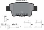 TEXTAR Set placute frana TEXTAR 2434903 (2434903) - fixbox