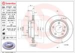 BREMBO Disc frana axa spate BREMBO 09772711 (09.7727.11)