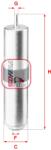 SOFIMA Filtru combustibil SOFIMA S 9261 B (S 9261 B) - fixbox