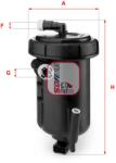 SOFIMA Filtru combustibil SOFIMA S 5147 GC (S 5147 GC) - fixbox