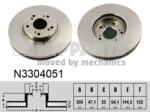 NIPPARTS Disc frana NIPPARTS N3304051 - fixbox