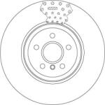 TRW Disc frana TRW DF6605S (DF6605S)