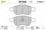 VALEO Set placute frana VALEO 301059 (301059)