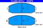 ATE Set placute frana ATE 13.0460-5879.2 (13.0460-5879.2)