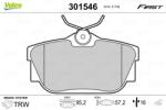VALEO Set placute frana VALEO 301546 (301546)