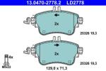ATE Set placute frana, frana disc ATE 13.0470-2778.2 - fixbox