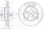 DELPHI Disc frana DELPHI BG3816 (BG3816) - fixbox