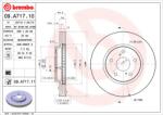 BREMBO Disc frana BREMBO 09. A717.11 (09.A717.11)