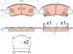 TRW Set placute frana, frana disc TRW GDB3618 - fixbox
