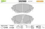 VALEO Set placute frana VALEO 302560 (302560)